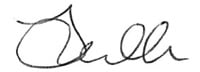 Jo Dolton's signature in black 