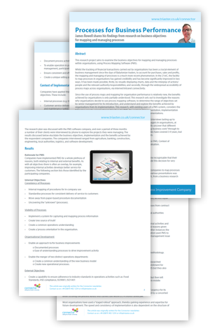 processes for business performance