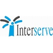 a drawing of a palmtree next to Inter in black written next to serve in blue