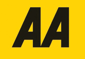 The AA logo - two black capital As on a yellow background 