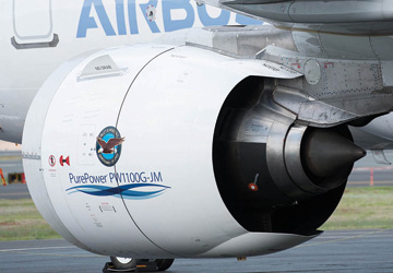 a close up of an aeroplane propeller 