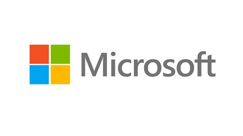 four coloured squares with Microsoft written next to it 