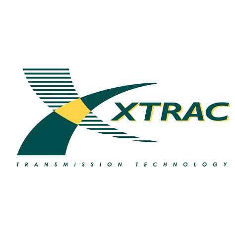 X made with two green curves and XTRAC written in green outlined in yellow